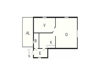 Vakantiehuis Ellös Grondplan 20