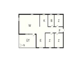 Casa de vacaciones Hou Plano de planta 6