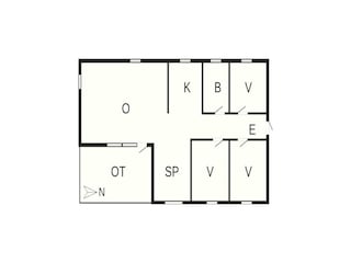 Vakantiehuis Hou Grondplan 37