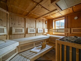 Sauna im Haupthaus – ganzjährig geöffnet