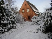 Ferienhaus im Winter