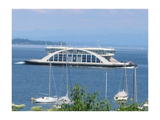 Fähre Konstanz-Meersburg ca 2 km Entfernung