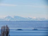 Blick vom Balkon bei Bergsicht