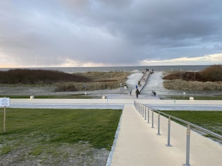 Deich und Strand