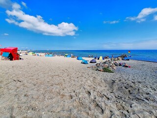 Badestrand in Schönhagen an der Ostsee