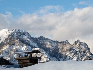 Blick von Balkon auf Schlafende Hexe