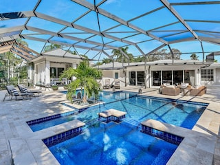 Pool in European style
