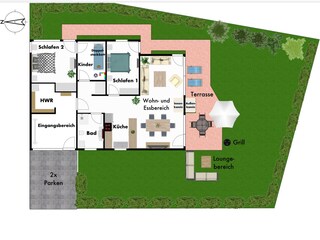 Maison de vacances Tossens Plan d'étage 37