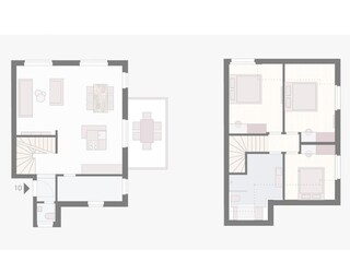 Grundriss Maisonettewohnung