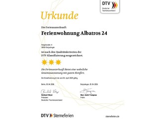 DTV Klassifizierungsurkunde