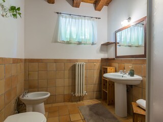 Casa Rossa - Badezimmer mit Dusche