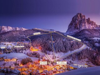 Appartement de vacances Wolkenstein in Gröden Enregistrement extérieur 14