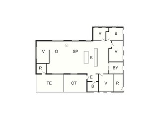 Vakantiehuis Bunken Grondplan 41