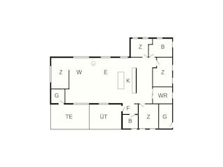 Casa per le vacanze Bunken Pianta del piano 41