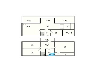 Maison de vacances Løgstør Plan d'étage 60