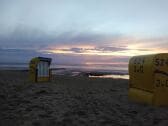 Sonnenuntergang am Duhner Strand