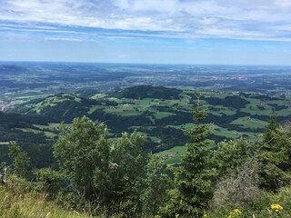 Blick von der Feichteckalm auf den Samerberg