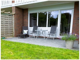 Terrasse mit Liege