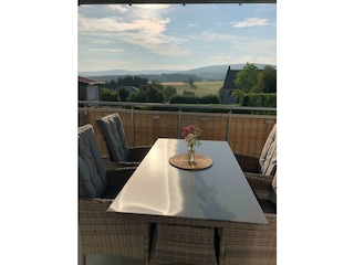 Erholungsoase Alt, Wohnung Rehkitz, Balkon