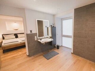Erholungsoase Alt, Wohnung Rehkitz, Badezimmer