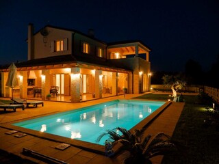 pool by night