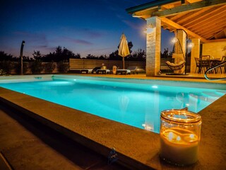 pool by night