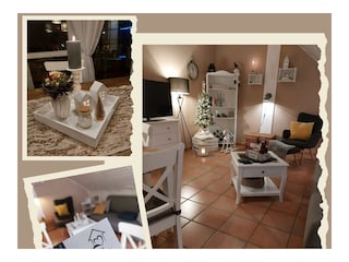 Wohnzimmer Traumblick in der Adventszeit