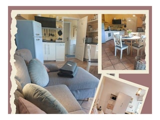 Wohnzimmer und Schlafzimmer