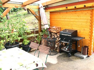 Terrasse mit Grill