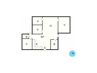 Vakantiehuis Ansager Grondplan 31