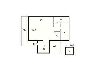 Vakantiehuis Virserum Grondplan 39