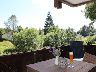 Blick vom Aussenbereich