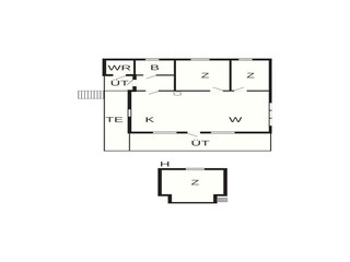 Vakantiehuis Bud Grondplan 37