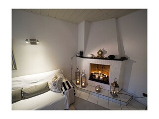 FeWo-Kaminecke, nur Kerzen + künstl. Licht erlaubt