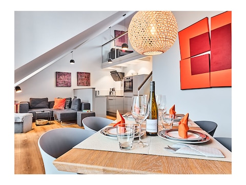"Stilvolle 2-Zimmer-Galerie-Ferienwohnung "Sylter Landgang""