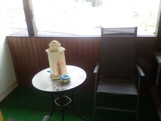 Balkon/Sitzecke Doppelzimmer