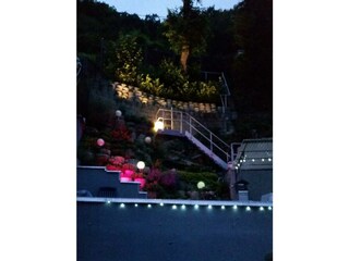 Abendbeleuchtung Gästehaus