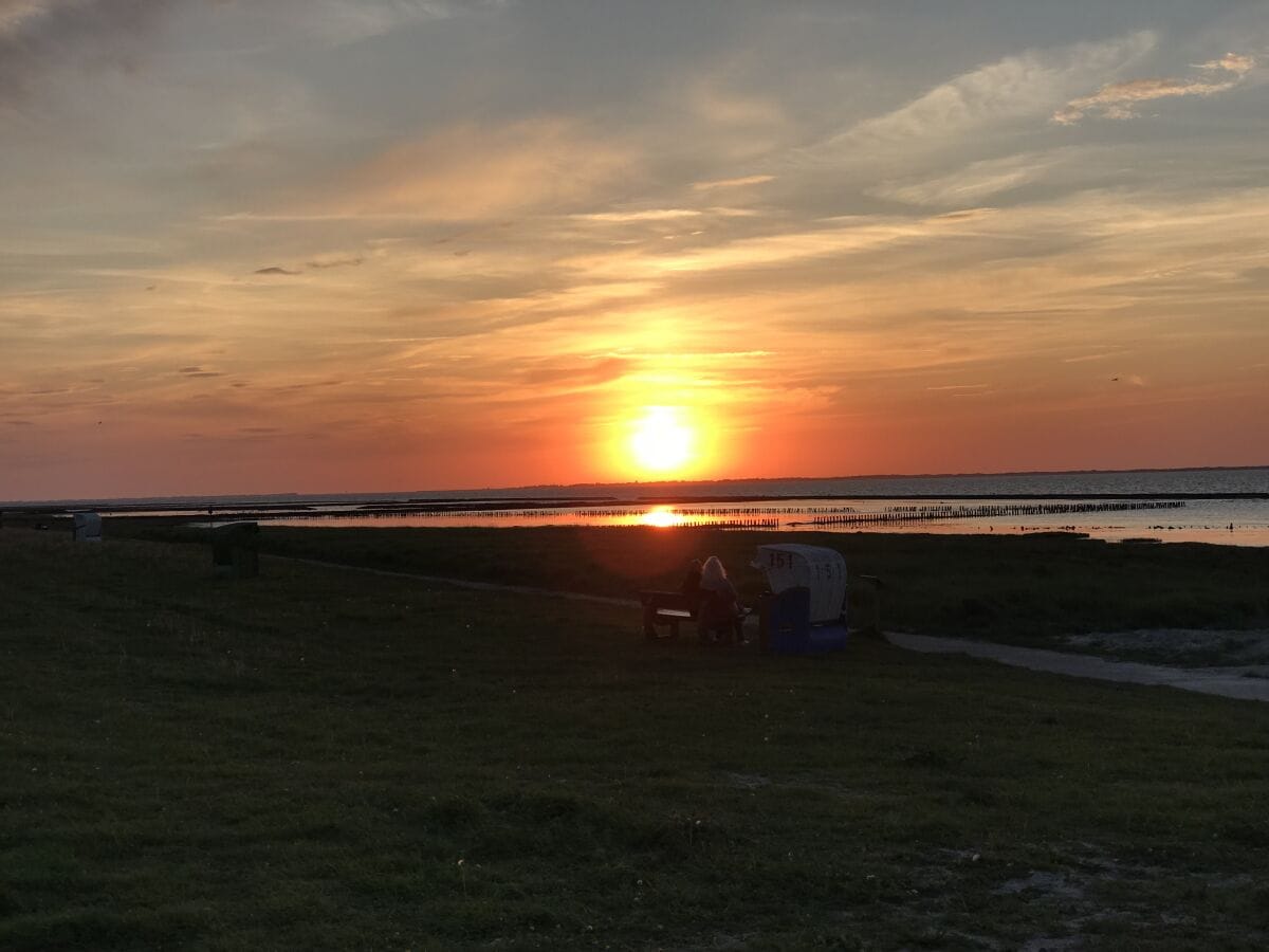 Sonnenuntergang über der Nordsee