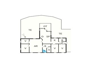Holiday house Vaeggerløse Floor Plan 44