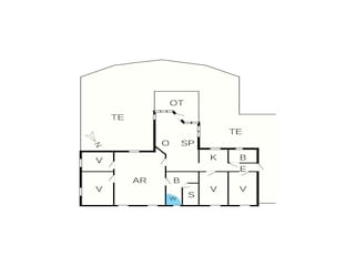 Maison de vacances Vaeggerløse Plan d'étage 45