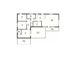 Vakantiehuis Skaven Strand Grondplan 47