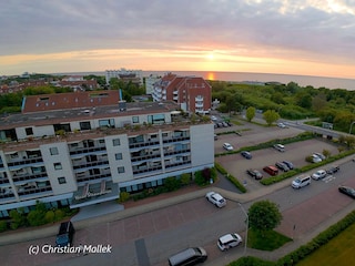 Haus 'Strandnixe' in der Abendsonne