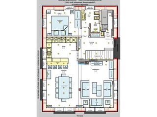 Grundriss EG: Wohn-/Essber., Küche, 1 Schlafraum, 1 Bad