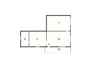 Vakantiehuis Lysekil Grondplan 5
