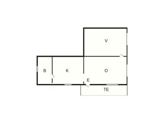 Vakantiehuis Lysekil Grondplan 24