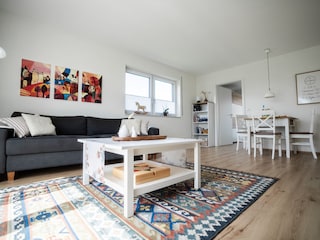Wohnbereich Ferienwohnung mit Schlafcouch