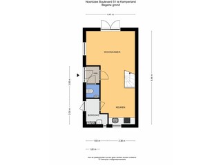 Casa de vacaciones Kamperland Plano de planta 40