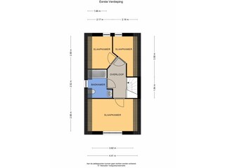 Casa de vacaciones Kamperland Plano de planta 41