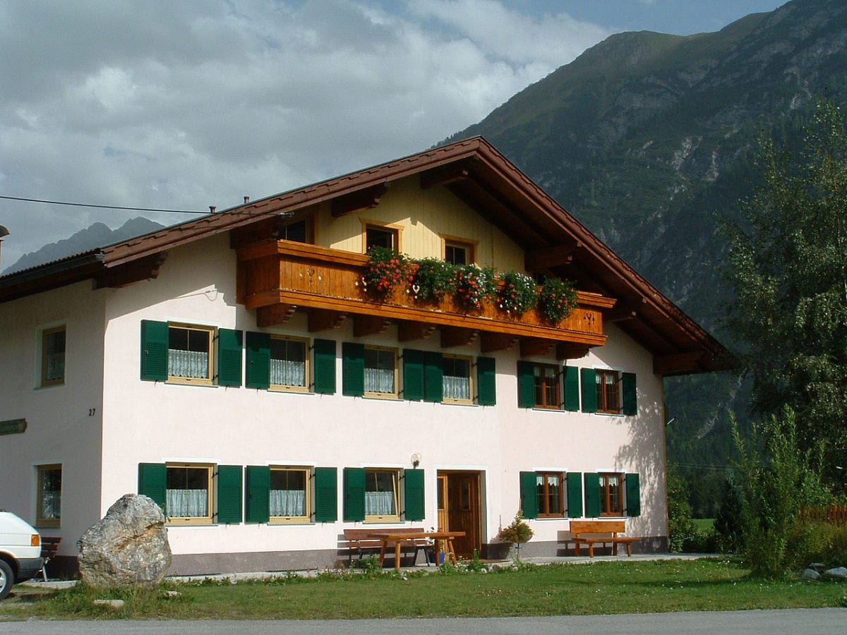 Vakantieappartement Holzgau Buitenaudio-opname 1