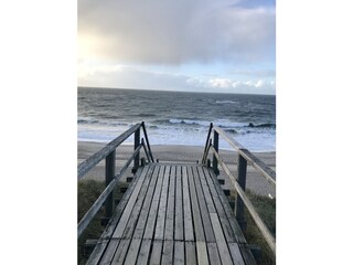 Strandübergang 600m vom Haus entfernt